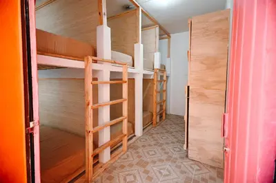 Litera o literas de una habitación en Maka Hostel