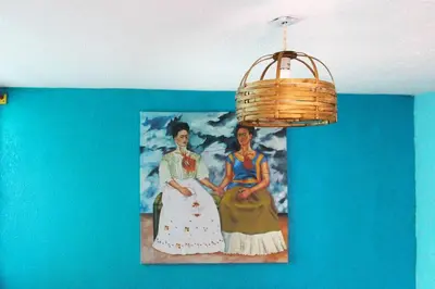 Plano de Colorida Casa Azul en Texcoco Centro WiFi Cocina