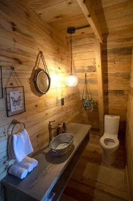 Un baño de Cabañas Chalets Piedra Alta Zacatlan