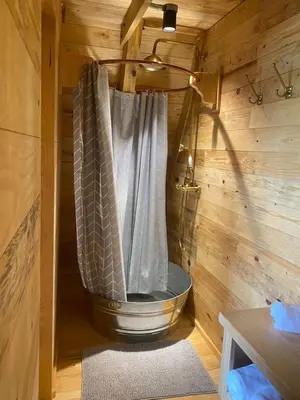 Un baño de Cabañas Chalets Piedra Alta Zacatlan