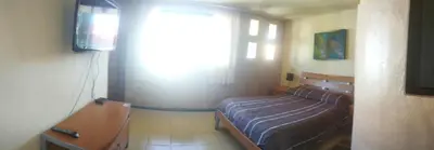 Cama o camas de una habitación en Hosteria Covadonga