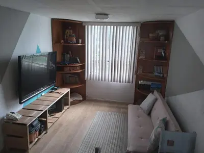 Una televisión o centro de entretenimiento en Depa Cholulita