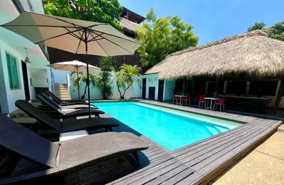 Piscina en o cerca de Hotel Aqualuna Departamento #aussiepipe
