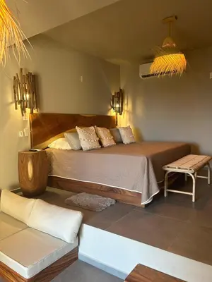 Cama o camas de una habitación en Mare mío Hotel Boutique