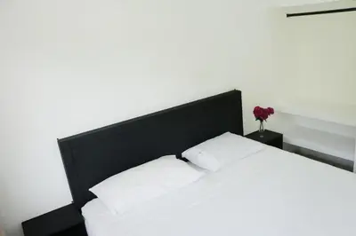 Cama o camas de una habitación en Private room with king size bed num023