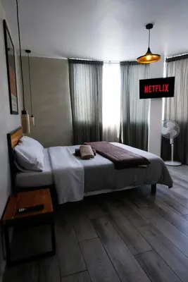 Cama o camas de una habitación en Comfortable Studio Apartment Casa Icacos Apt 7