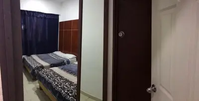 Cama o camas de una habitación en HOTEL PUERTO MEXICO 2