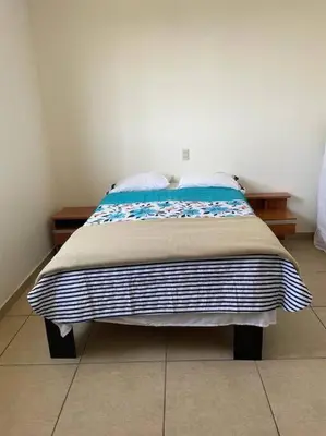 Cama o camas de una habitación en Increible casa en renta en Cocoyoc Morelos