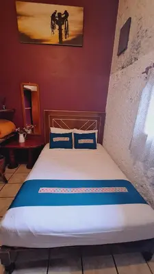 Cama o camas de una habitación en Posada La Plazuela