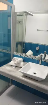 Un baño de Hotel Sevilla Perote