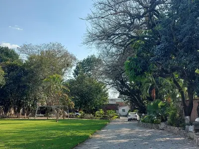 Jardín al aire libre en Casa De La O Yautepec