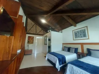 Cama o camas de una habitación en Casa De La O Yautepec