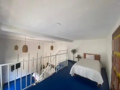 Cama o camas de una habitación en Casa Cristal