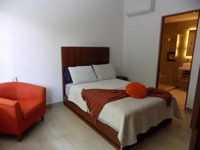 Cama o camas de una habitación en Acapulco Diamante Varadero D001