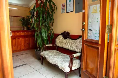Zona de estar de Hotel Posada Del Parque