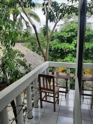 Jardín al aire libre en Casa Samay