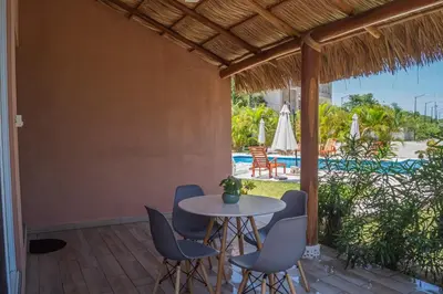 Un balcón o terraza de Residencial San Agustin Huatulco