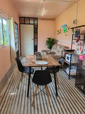 Una cocina o zona de cocina en Casa contenedor Finca la laguna