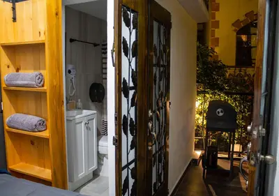 Un baño de Casa céntrica con garaje
