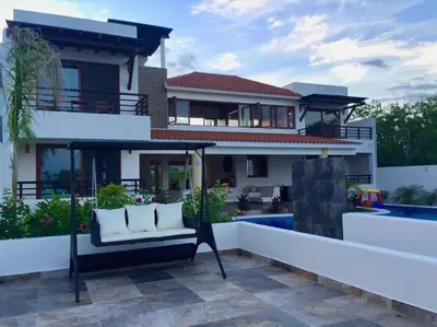 Un balcón o terraza de Super casa, la mejor vista de Huatulco