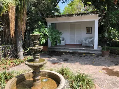 Jardín al aire libre en Casa La Bonita