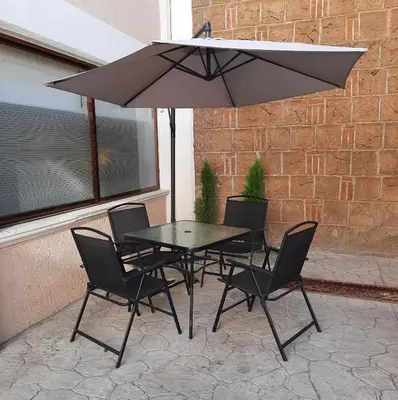 Un patio o zona al aire libre en Hotel Tlaxcala