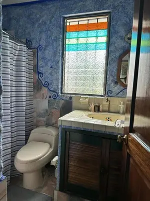 Un baño de Casa Estrella Oaxaca