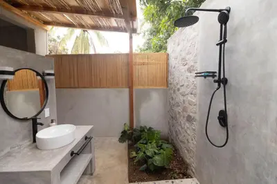 Un baño de Naari Cabañas Boutique