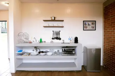 Una cocina o zona de cocina en Las Orquídeas