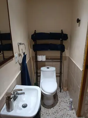 Un baño de Departamento Aeropuerto CDMX