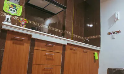 Una cocina o zona de cocina en Departamentos 