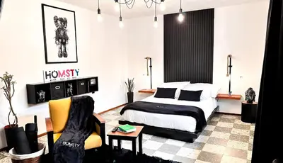 Cama o camas de una habitación en Homsty