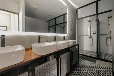 Plano de Hostel Mixed Room
