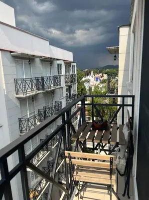 Un balcón o terraza de Departamento en Coyoacan