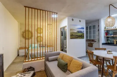 Zona de estar de Cipressi Lofts Val'Quirico