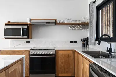 Una cocina o zona de cocina en Quiet 3BR Villa in La Punta, Private Pool!