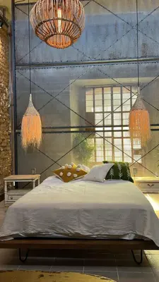 Cama o camas de una habitación en CASA PATRICIA