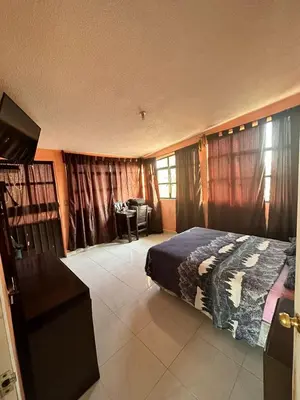 Cama o camas de una habitación en Vive en un rancho