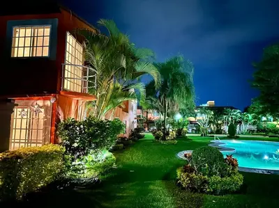 Piscina en o cerca de Acogedora casa en Morelos
