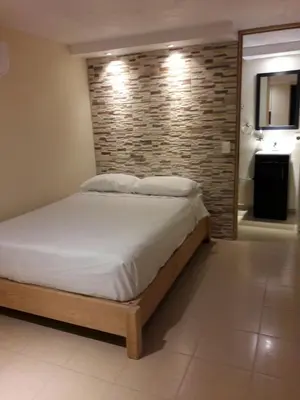Cama o camas de una habitación en Hotel Los Angeles