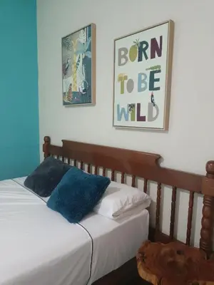 Cama o camas de una habitación en Mar de Fondo