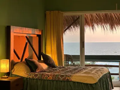 Cama o camas de una habitación en Brisa del Mar #6