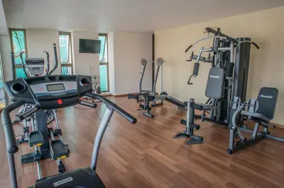 Gimnasio o instalaciones de fitness de Hotel Imperial Luxury
