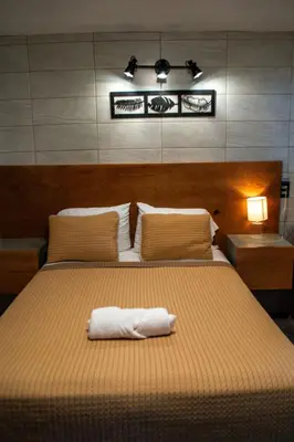 Cama o camas de una habitación en Casa Nieto