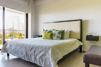 Cama o camas de una habitación en 4-BR paradise view in Acapulco