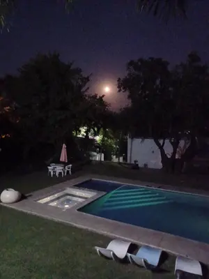 Piscina en o cerca de Quinta las flores de Elizondo