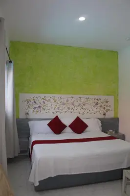 Cama o camas de una habitación en Villa Mont