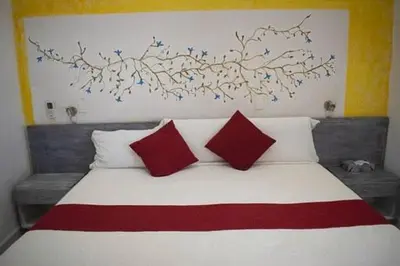 Cama o camas de una habitación en Villa Mont