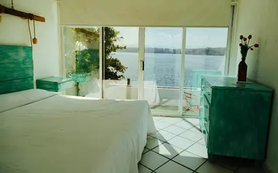 Cama o camas de una habitación en Bendito Teques
