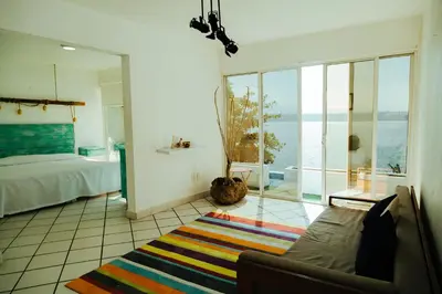 Cama o camas de una habitación en Bendito Teques